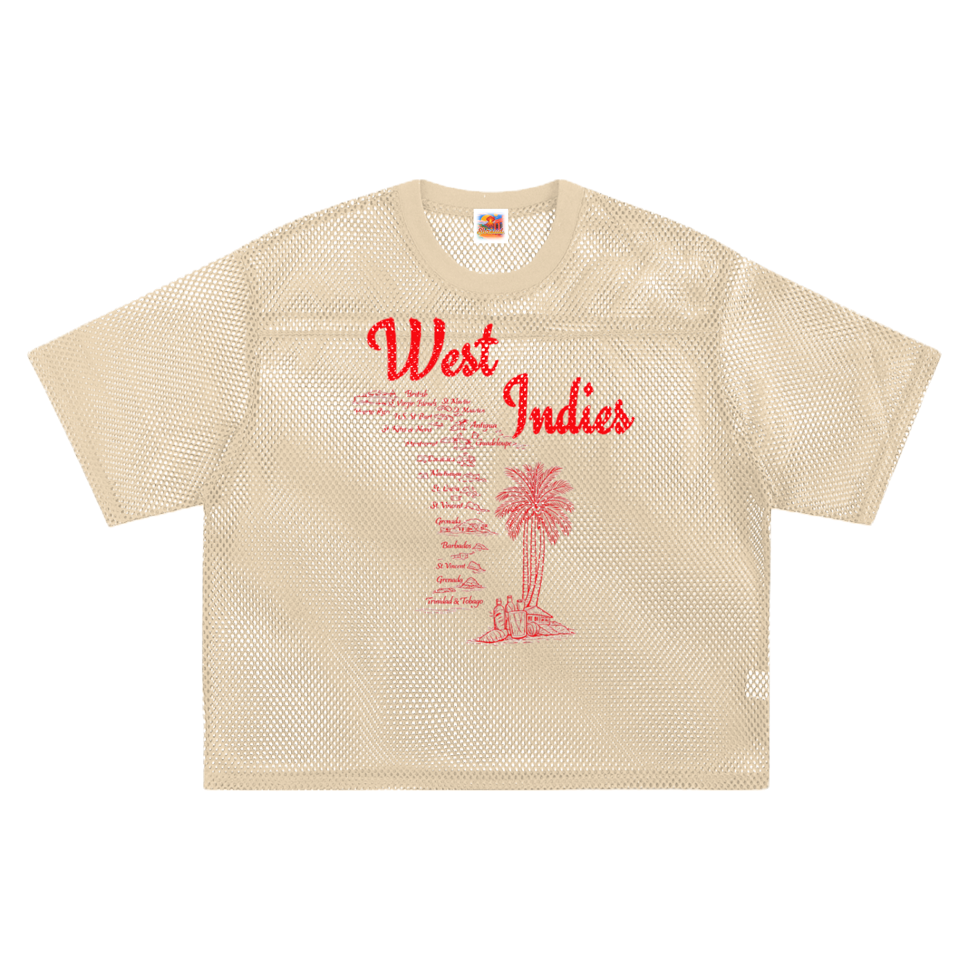 See-through Boxy Net T-Shirt