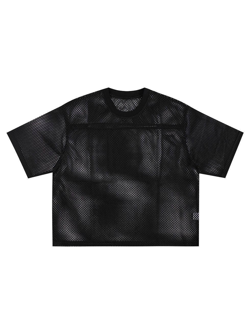 Thumbnail: GUYANA - Mesh Marina Style - See-through Boxy Net T-Shirt