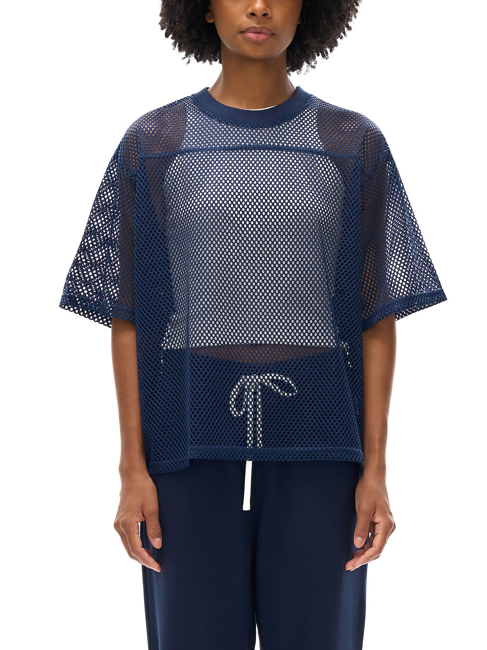Thumbnail: Jamaica inna Mesh Marina Style tee (PINK face)
