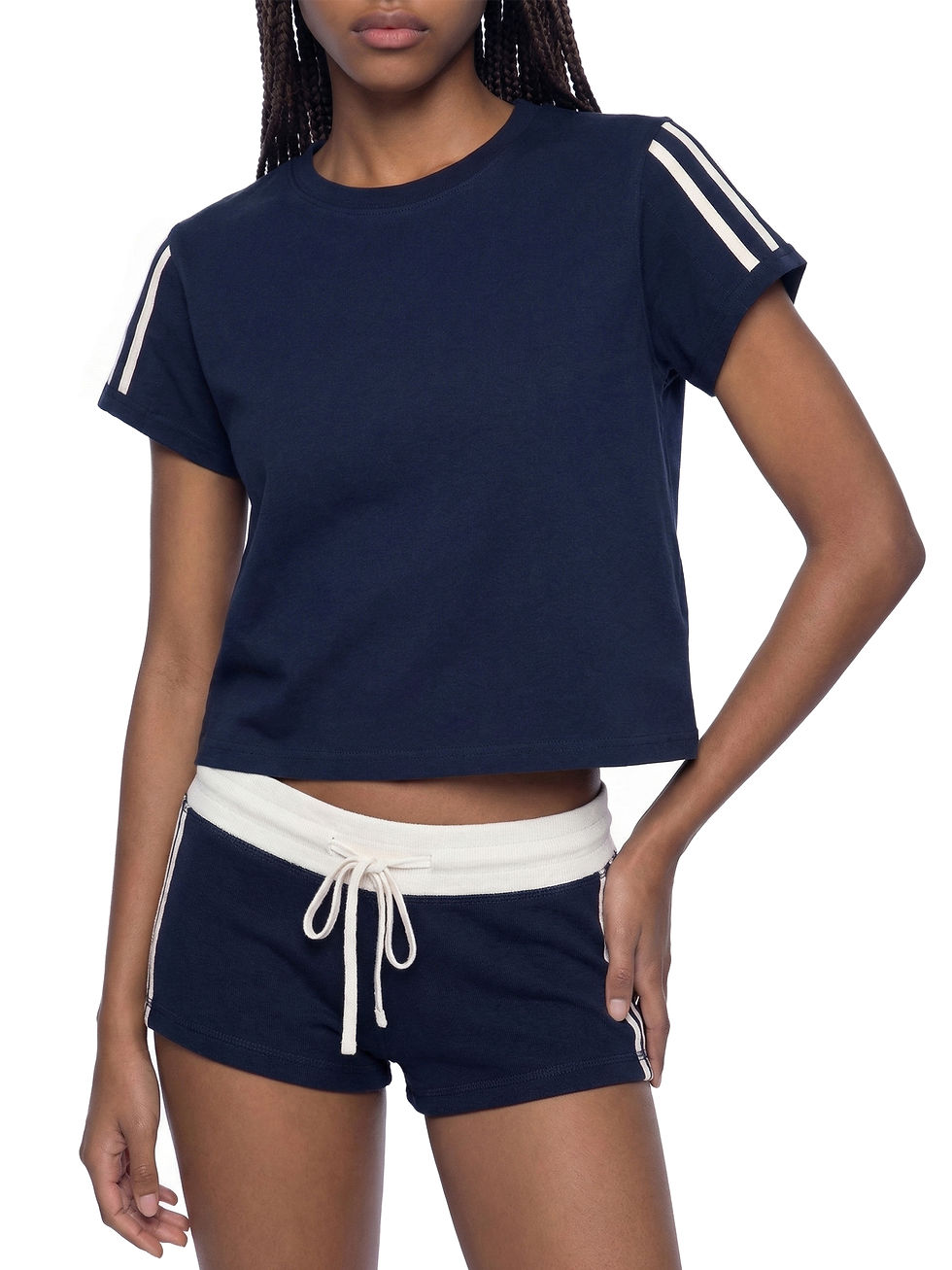 Thumbnail: Vuarnet Vintage - Women's Varsity Stripe T-Shirt