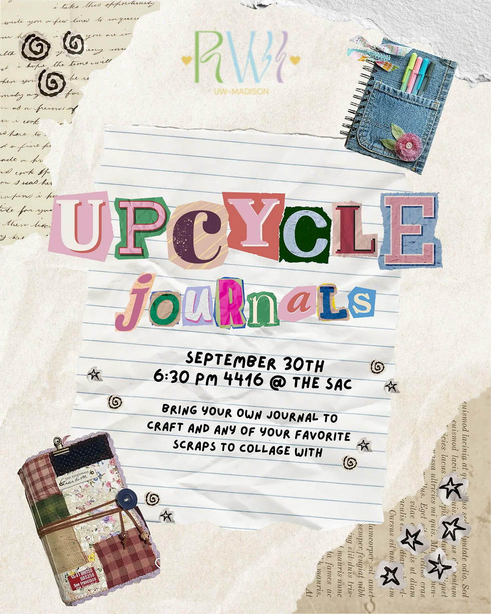 Bind your own pocket journals with up-cycled and collage materials with ReWear-It this Wednesday! We are so excited to s