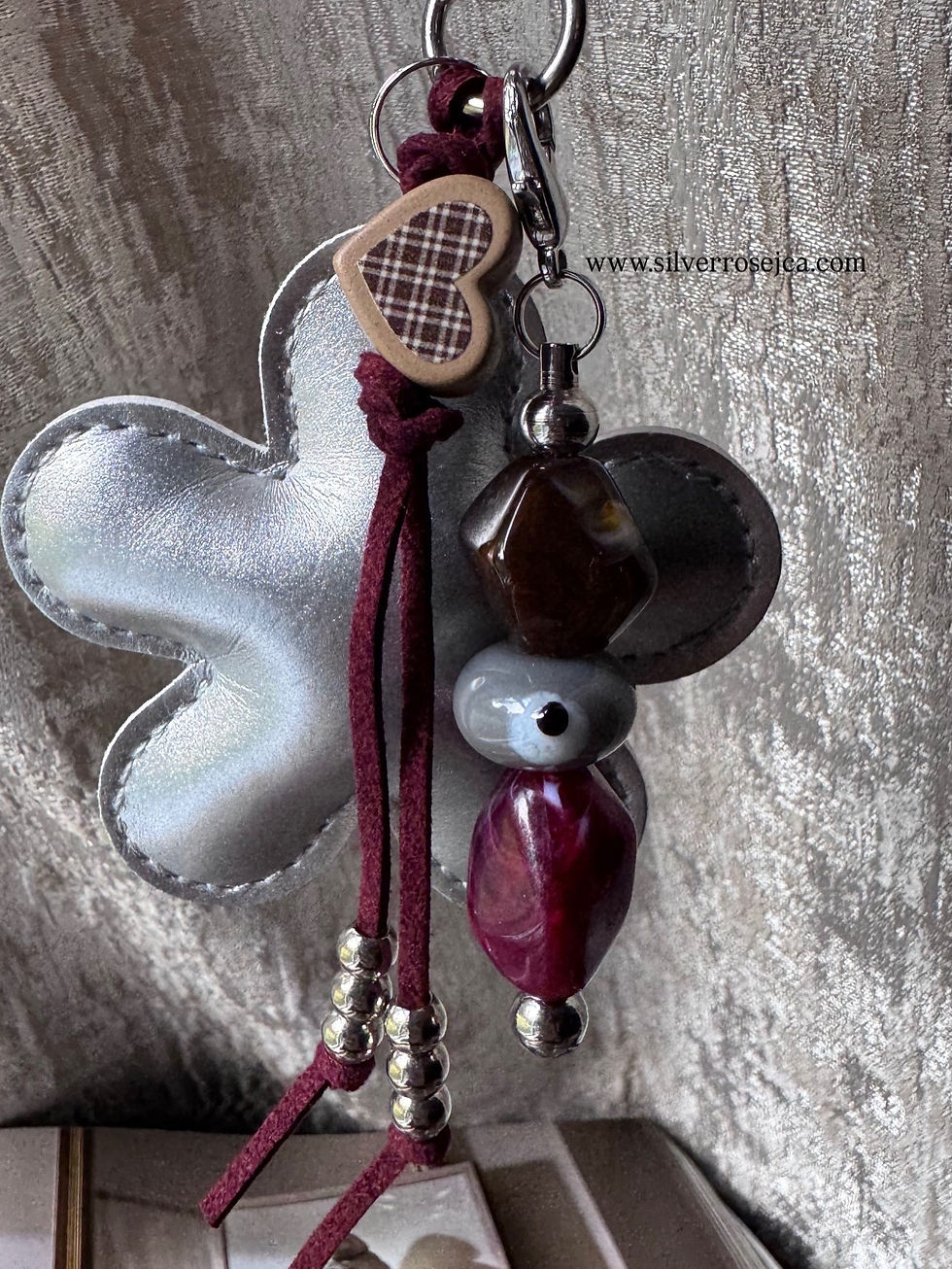 Thumbnail: Bloom and charm flower bag charm