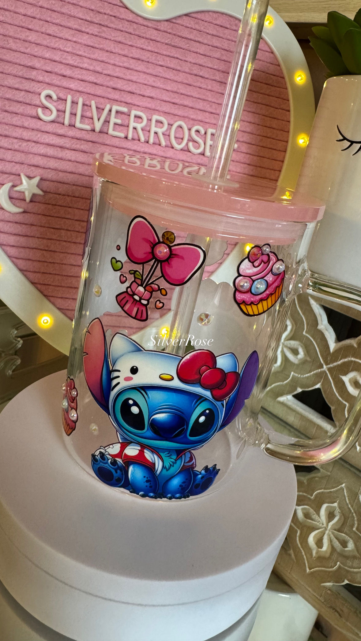 Personalized Glass Coffee Mug