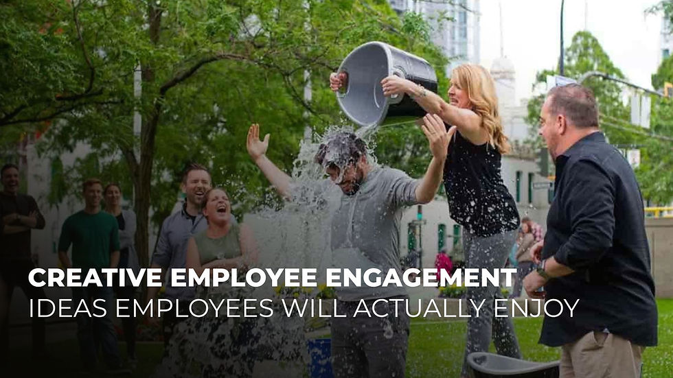 Creative employee engagement ideas employees will actually enjoy