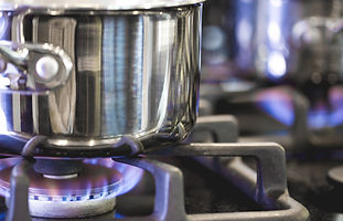 Pot on Gas Burner