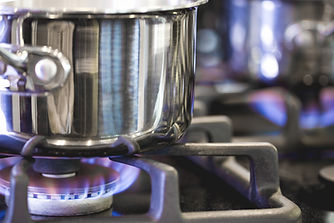 Pot on Gas Burner