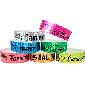 Pulseiras Tyvek