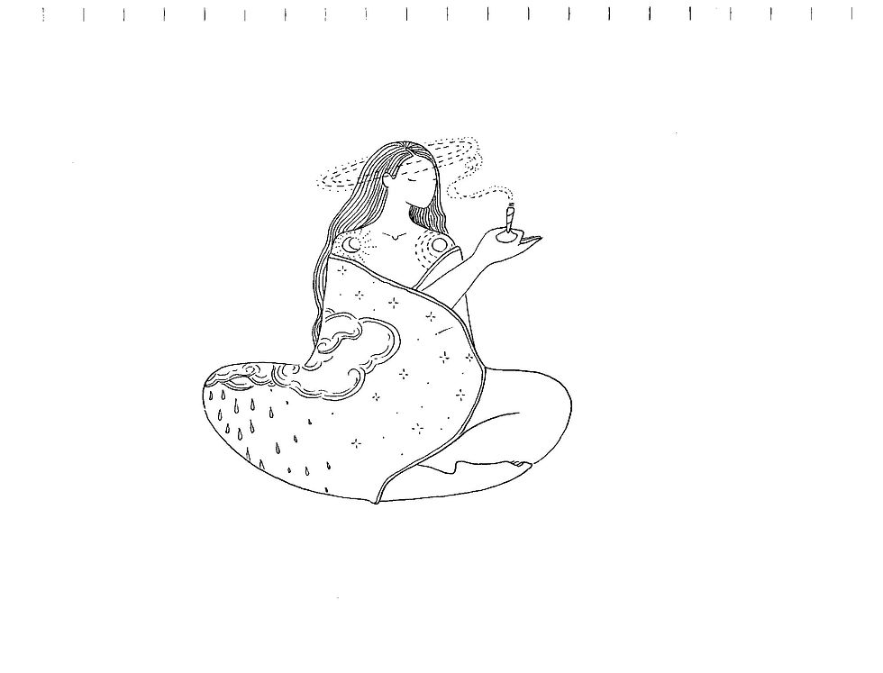 サムネイル： Original Illustration "Mindfulness/Untitled"