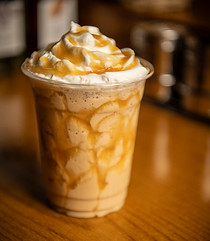 Coffee cart cating frappe for events