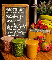 smoothie bar for events blended fruit and ice