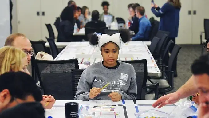 Benton Harbor JMG Students Solve Problems Collectively at Whirlpool