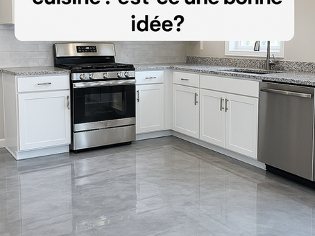 Plancher époxy dans une cuisine : est‑ce une bonne idée?