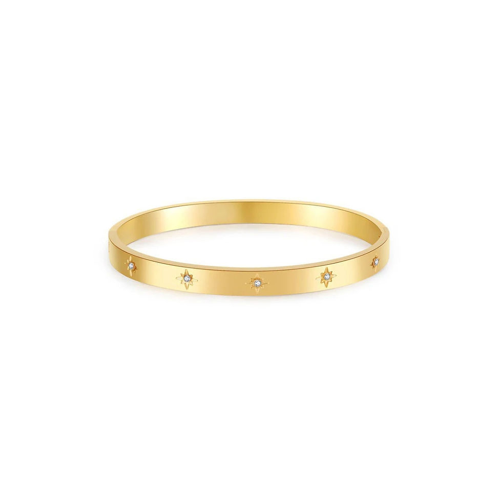 Thumbnail: Tanara Shining Sun Bracelet- Anti Tarnish