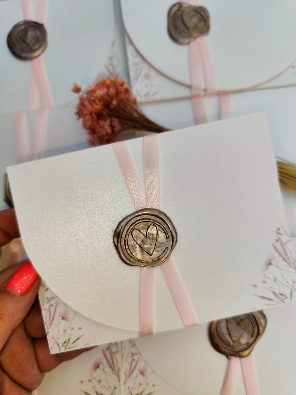 Miniatura: Convite papel com brilho 