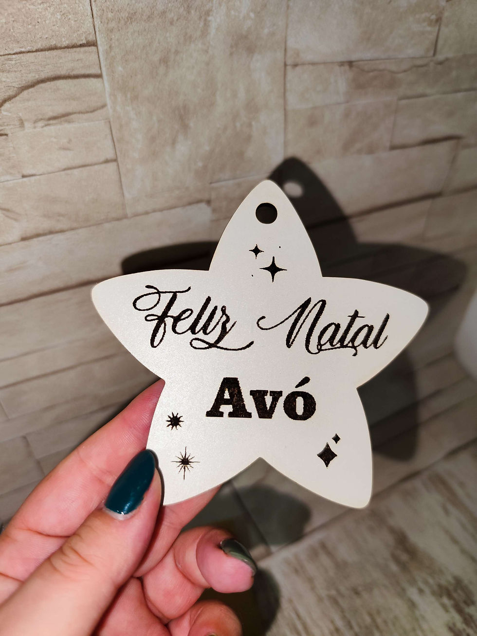 Miniatura: Estrela feliz natal avó/avô 