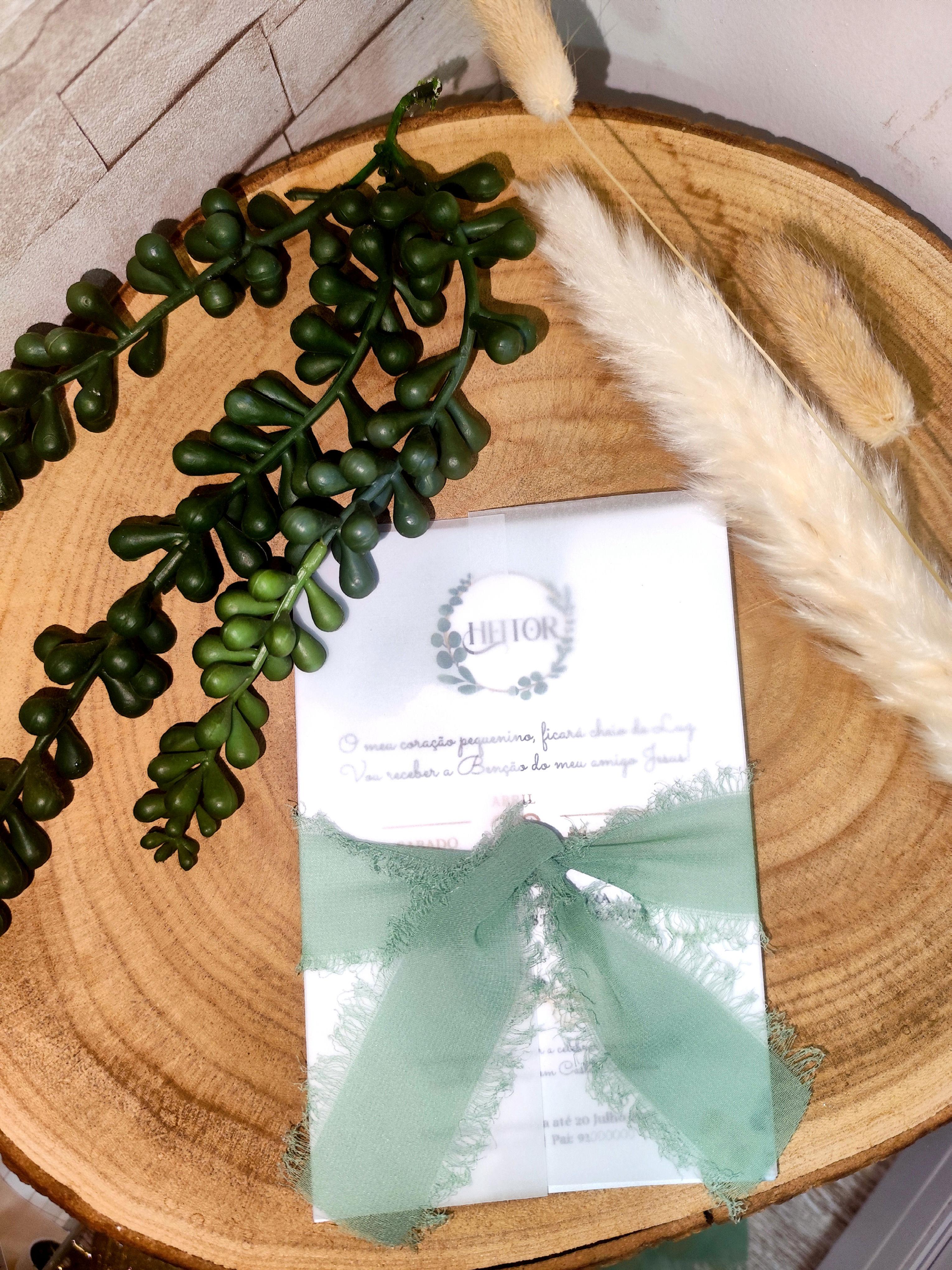 Convite Eucalipto Heitor