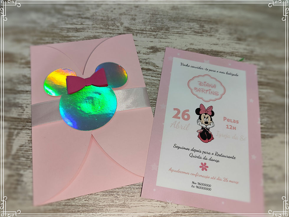 Miniatura: Convite Minnie