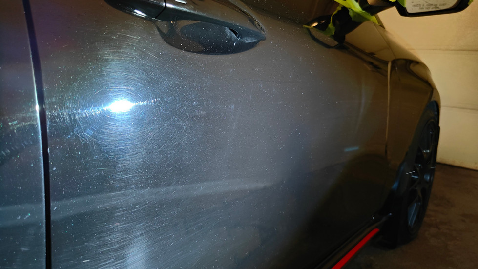 Avant polissage Hyundai Veloster N 