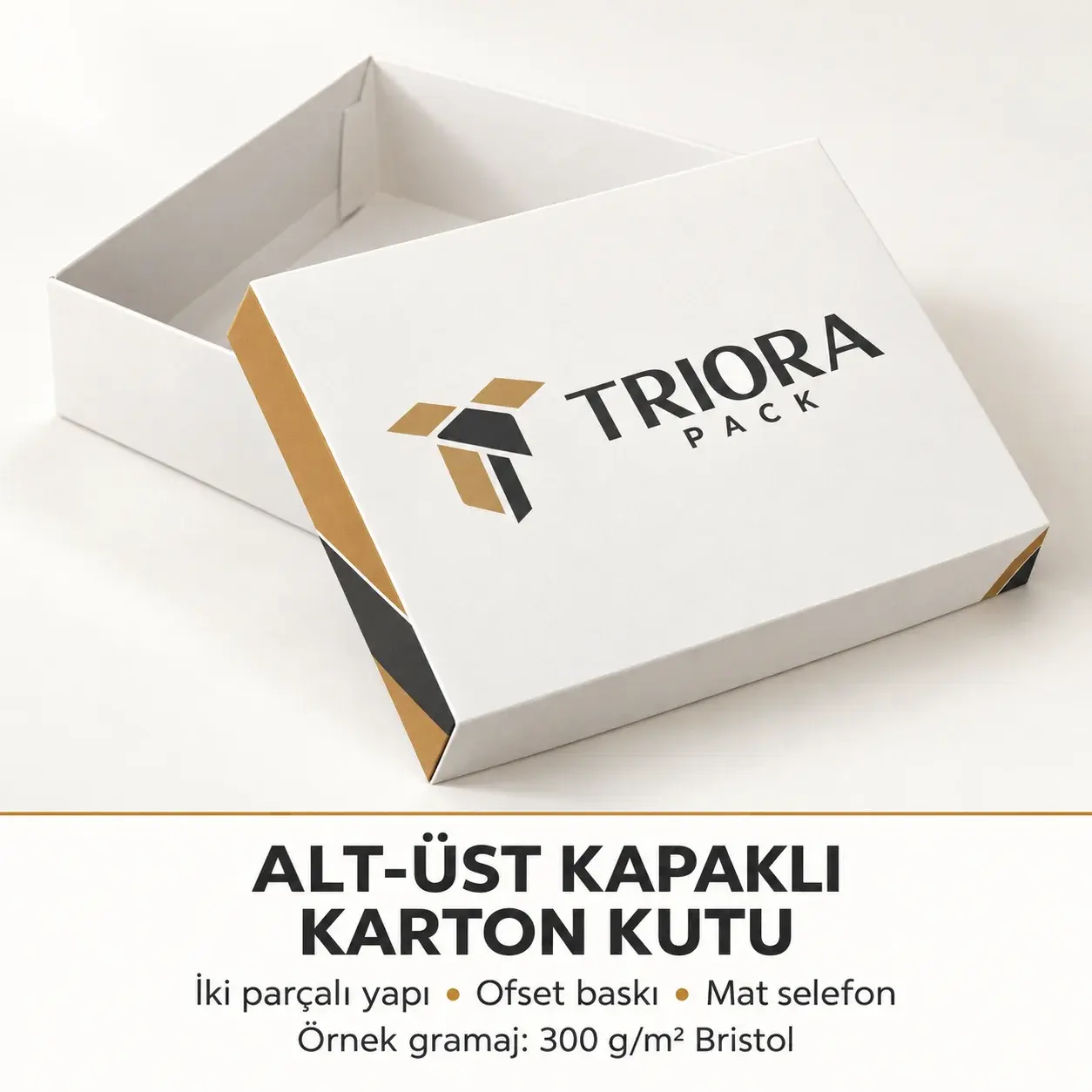 Alt-Üst Kapaklı Karton Kutu – Model 01