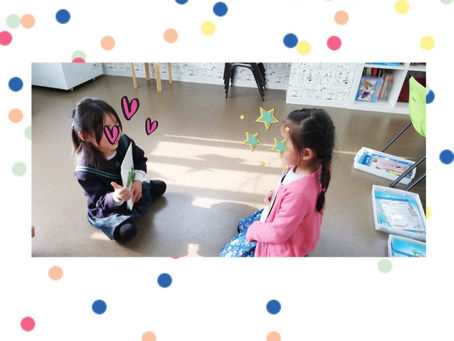 2人で英語でお話