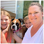 Boxer Lovers Rescue adopted boxer