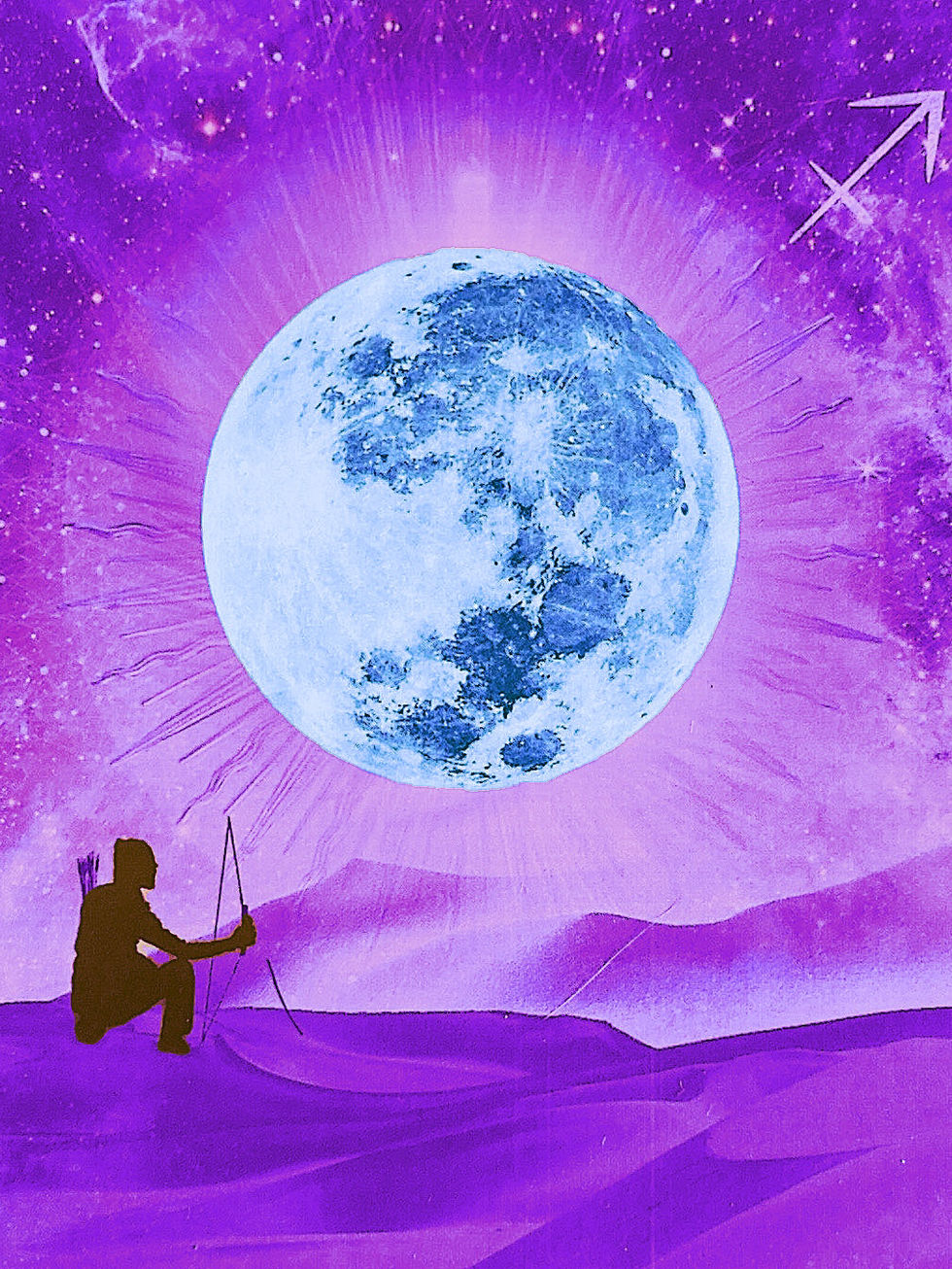 Luna piena in Sagittario