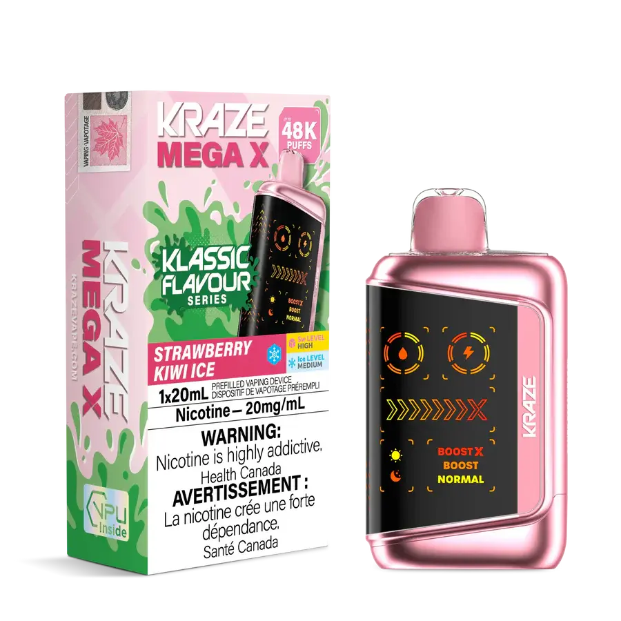 Kraze Mega X Kassic Flavour Series- STRAWBERRY KIWI ICE