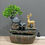 Thumbnail: Zen Crystal Desktop Water Fountain with Bonsai Tree, Deer & Crystall Ball