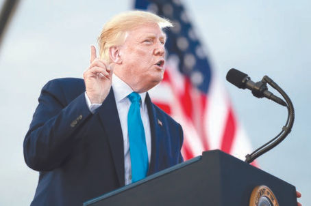 “폭도들 미 위협”…트럼프, 인종 갈라치기 전략 먹히고 있다