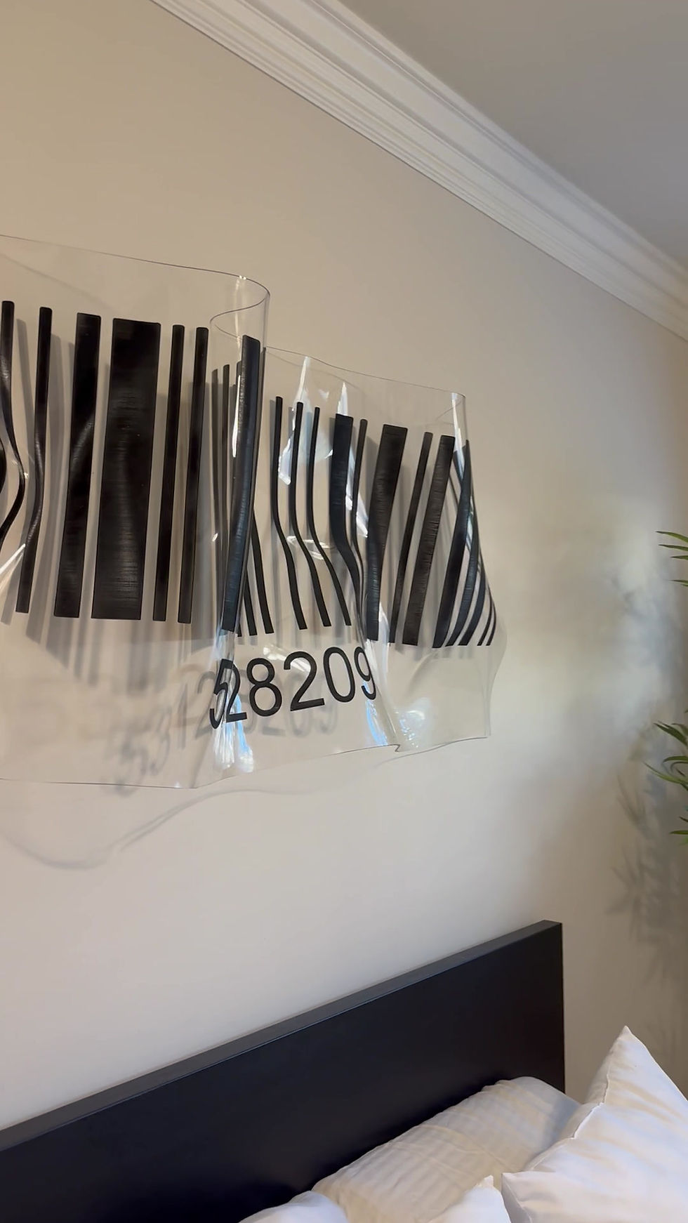 Thumbnail: Barcode Wall Sculpture