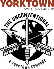 Logos of Yorktown Systems Group and The Unconventional, a Yorktown Company
