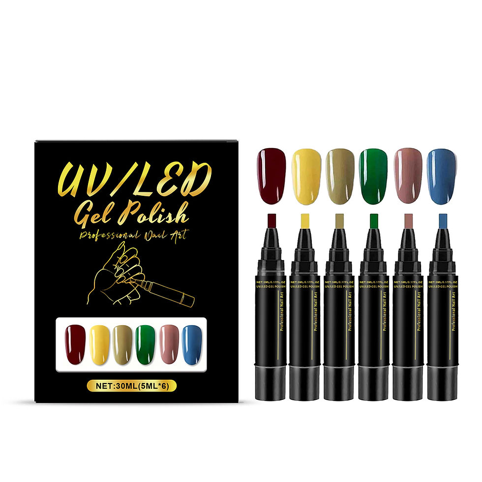 Thumbnail: 6PCS Nail Gel Polish Set – 5ml Each, DIY Manicure Kit
