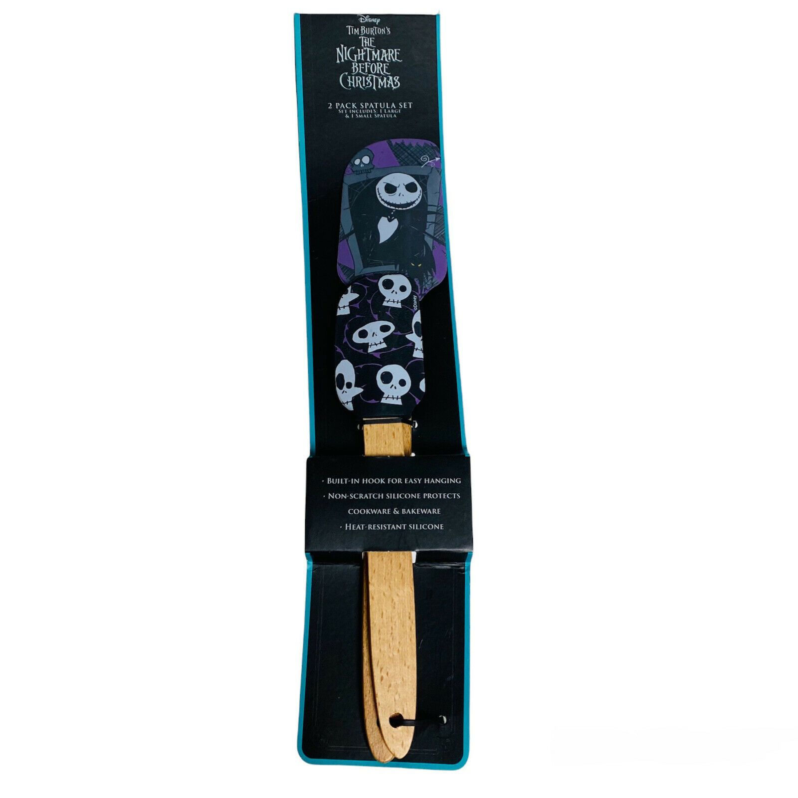 Disney The Nightmare Before Christmas Jack Faces 2-Pack Silicone Spatula Set