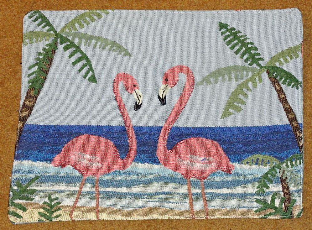 Pink Flamingo Single Tapestry Placemat