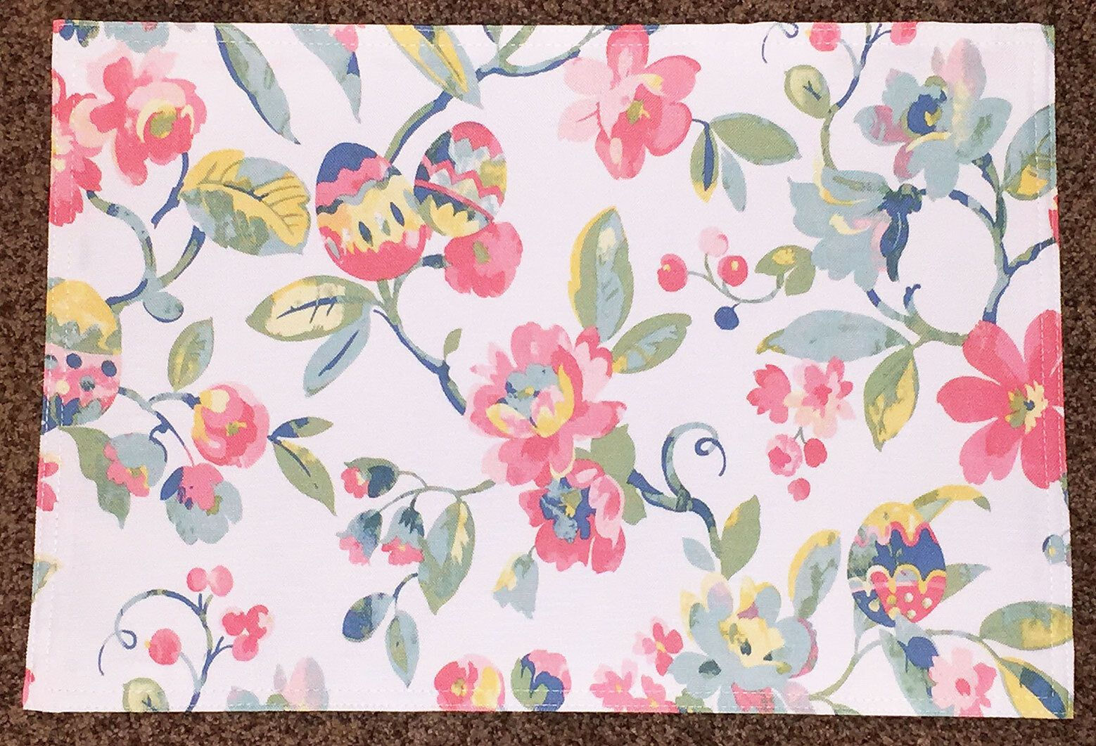 Hip-Hop Easter Egg Floral Indoor/Outdoor Placemat