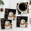 Thumbnail: Woodland Wonder Snowman Cardinal Stoneware Coasters Set of 4 w/Holder