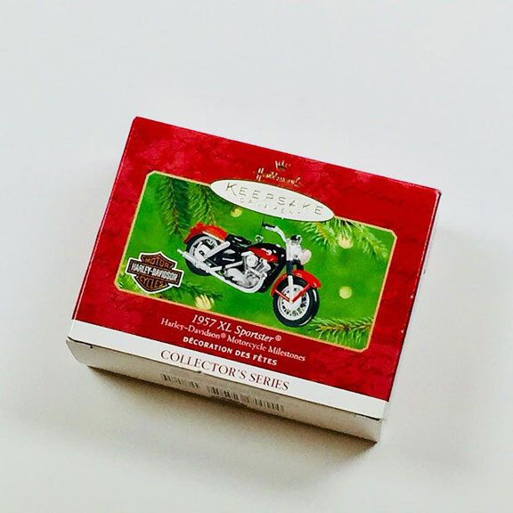 Hallmark 2001 Harley-Davidson Sportster Ornament 3rd Motorcycle Milestone Series