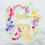 Thumbnail: Hello Spring Beaded Watercolor Embroidered Floral 80" Cotton Table Runner