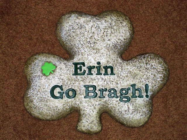 Ering Go Bragh! Irish St. Patrick's Day Stepping Stone