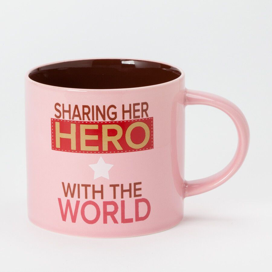 Thumbnail: Sharing Her Hero With The World Stoneware Mug Homefront Girl Collection Military