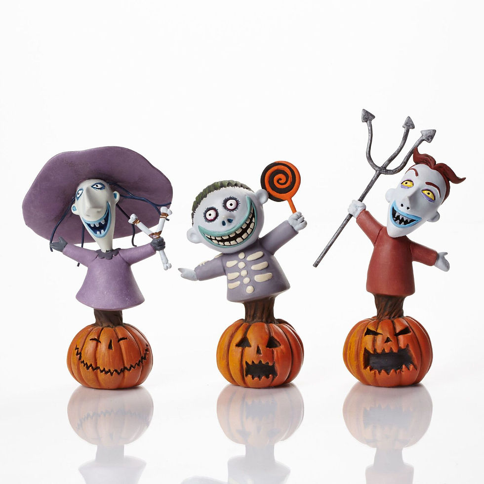 Lock, Shock and Barrel Set ~ Nightmare Before Christmas 4046188 ~ Grand Jester