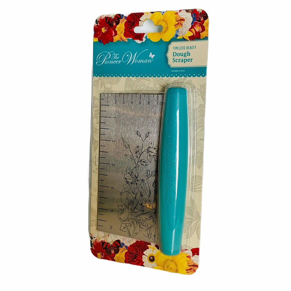 The Pioneer Woman Timeless Beauty Baking Chopping Dough Scraper