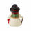 Thumbnail: Jim Shore Heartwood Creek Miniature Christmas Snowman w/Long Scarf ~ 6009008