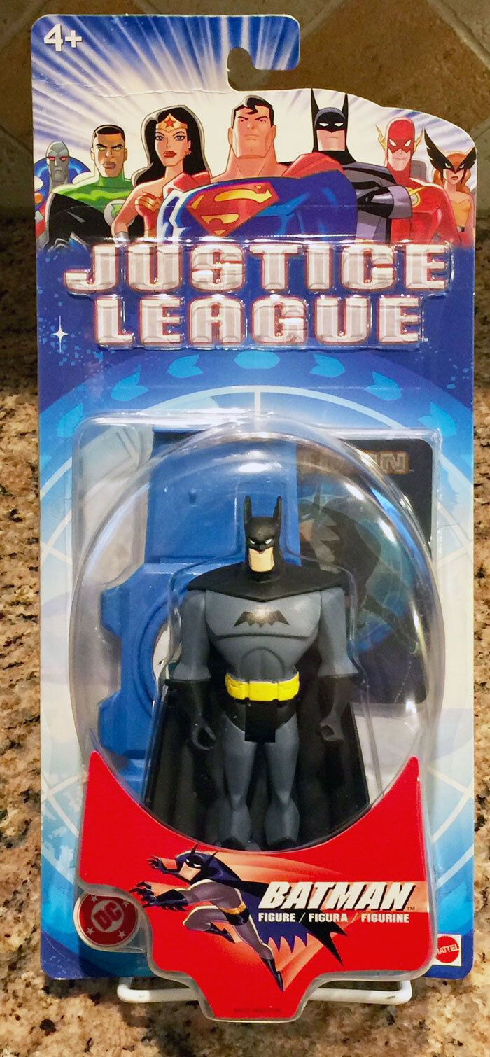 Justice League Batman Figure DC Comics 2002 Mattel