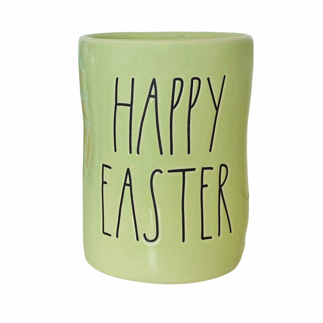 Rae Dunn & DW Home Happy Easter Gardenia Bloom Scent 7.7oz Candle in Ceramic Jar