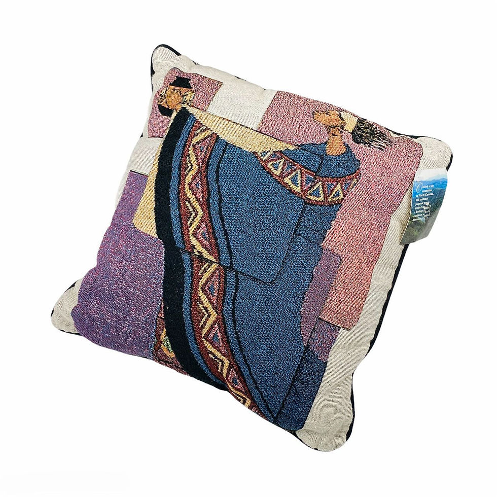 African Dimensions Tapestry Square Pillow ~ Artist, Albert Fennell