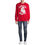 Thumbnail: Holiday Time Gangsta Wrapper Santa Claus Christmas Men's 3XL Fleece Sweatshirt