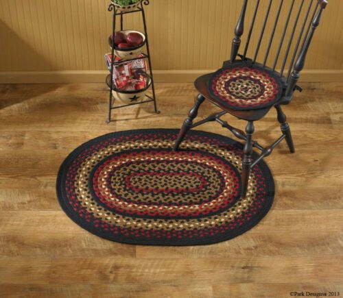 Folk Art Braided Oval Rug ~ by Park Designs