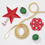 Thumbnail: 10ct Christmas Tree Ornament Set Red/Green/Gold - Wondershop