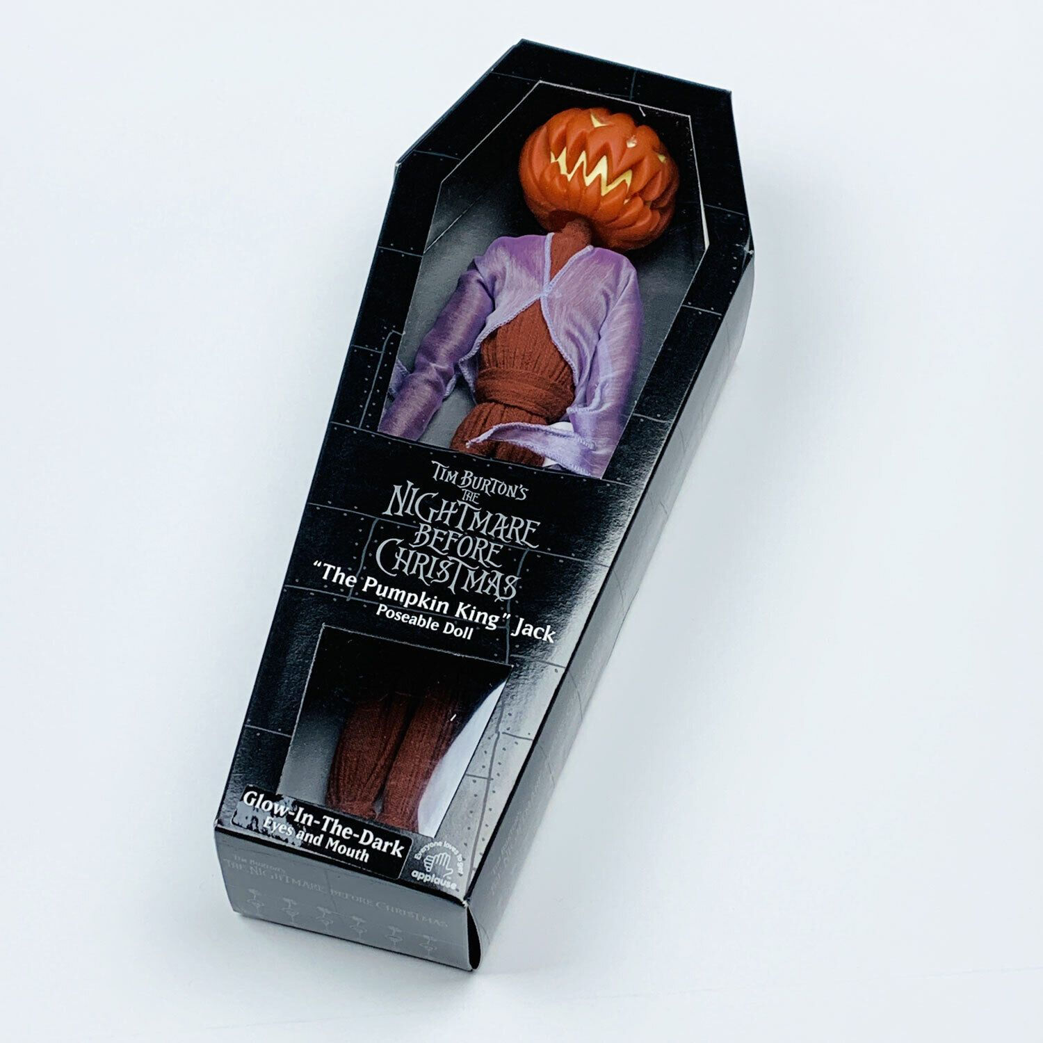 Nightmare Before Christmas The Pumpkin King Jack Poseable Doll Applause 2002